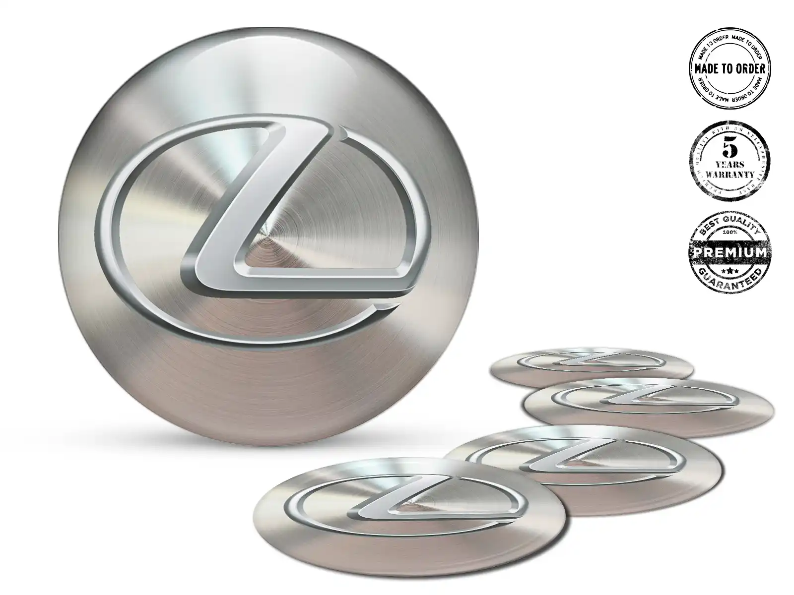 Lexus Pegatinas Epoxi Bombadas Calcomanías de Aro Resina